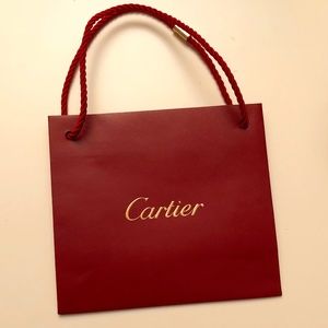Cartier shopping bag